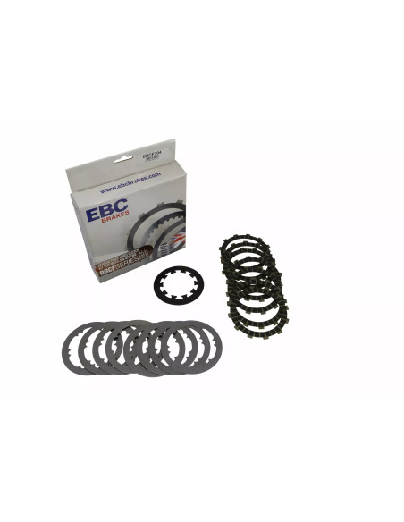Kit disques d'embrayage garnis + disques lisses + ressorts EBC - DRCF Carbon Fiber - HUSQVARNA 85 TC / KTM 85 SX / GAS GAS 85…
