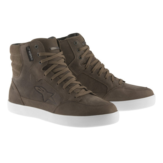 Baskets moto route Alpinestars J-6 Waterproof - Marron
