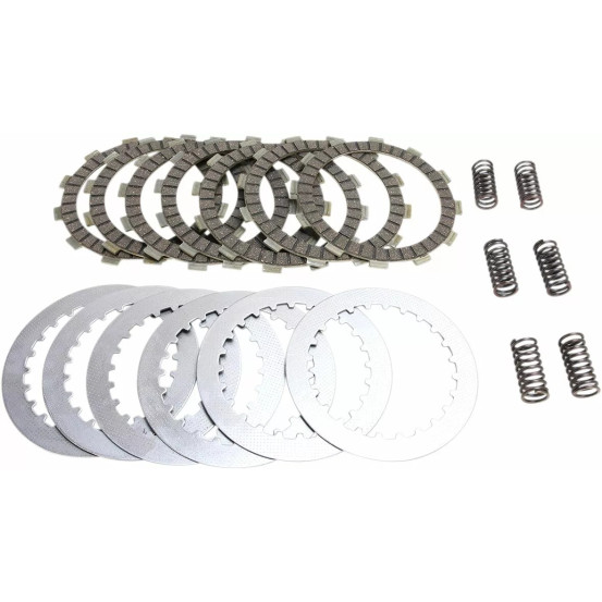Kit disques d'embrayage garnis + disques lisses + ressorts EBC - HUSQVARNA 125/250 TC/TE KTM 125 SX/EXC