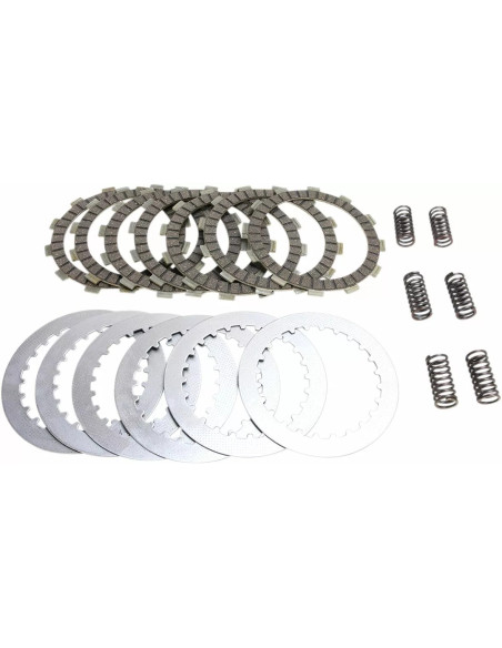 Kit disques d'embrayage garnis + disques lisses + ressorts EBC - HUSQVARNA 125/250 TC/TE KTM 125 SX/EXC