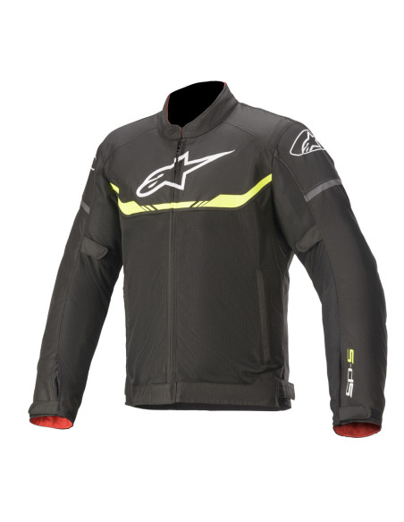 Blouson moto Alpinestars T-SPS Air - Noir Jaune Fluo