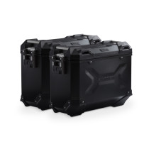 Valises latérales SW-MOTECH TRAX ADV 37 Litres avec support x2 SUZUKI DL 650 V-Strom 1000 2014-2019 Noir