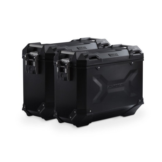 Valises latérales SW-MOTECH TRAX ADV 37 Litres avec support x2 SUZUKI DL 650 V-Strom 1000 2014-2019 Noir