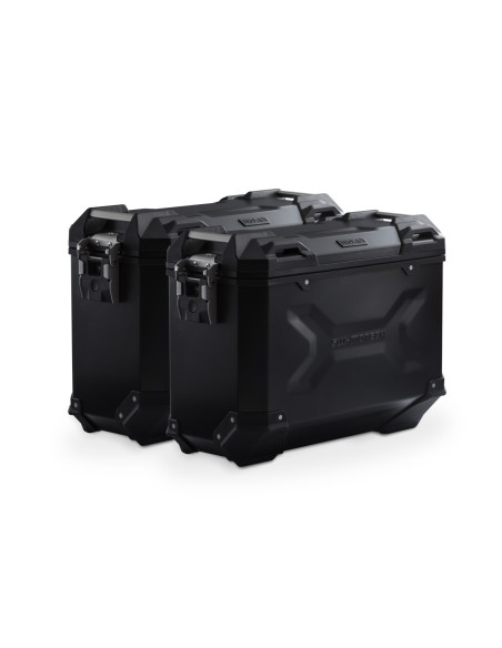 Valises latérales SW-MOTECH TRAX ADV 37 Litres avec support x2 SUZUKI DL 650 V-Strom 1000 2014-2019 Noir