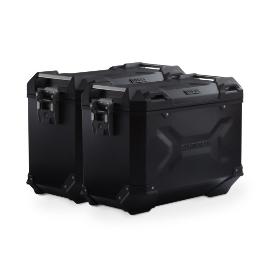 Valises latérales SW-MOTECH TRAX ADV 45 Litres avec support x2 SUZUKI V-Strom 1000/XT 2014-2019 Noir