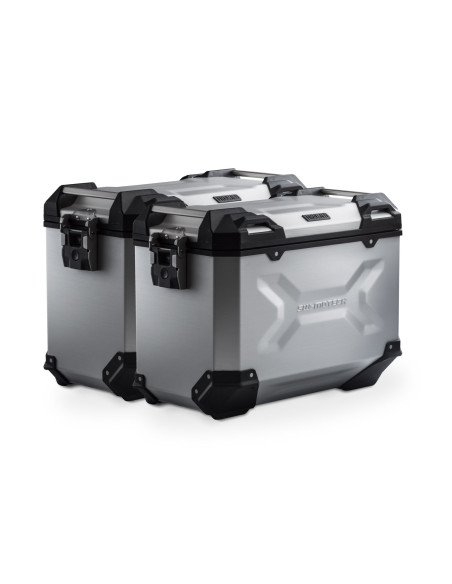 Valises latérales SW-MOTECH TRAX ADV 45 Litres avec support x2 SUZUKI V-Strom 650 2016-2017 - XT 2017 Gris
