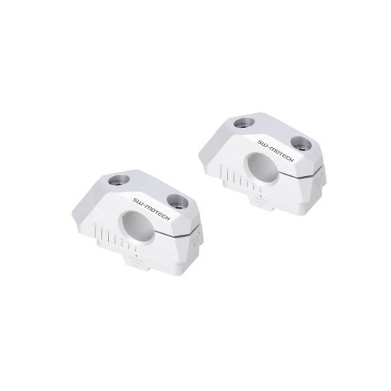 Réhausse de guidon SW-MOTECH avec déport réglable diamètre 22 BMW F 750 GS 2017 - 2020 - Gris