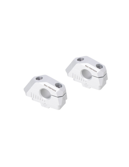Réhausse de guidon SW-MOTECH avec déport réglable diamètre 22 BMW F 750 GS 2017 - 2020 - Gris