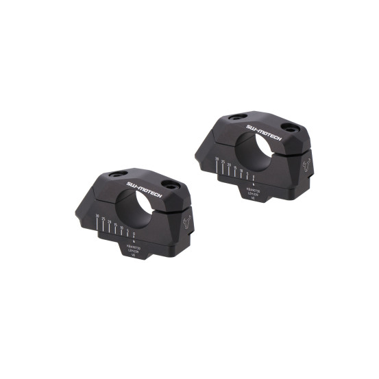 Réhausse de guidon SW-MOTECH avec déport réglable diamètre 28 BMW F 850 GS 2017 2020 - Adventure 2018 - 2020 - Noir