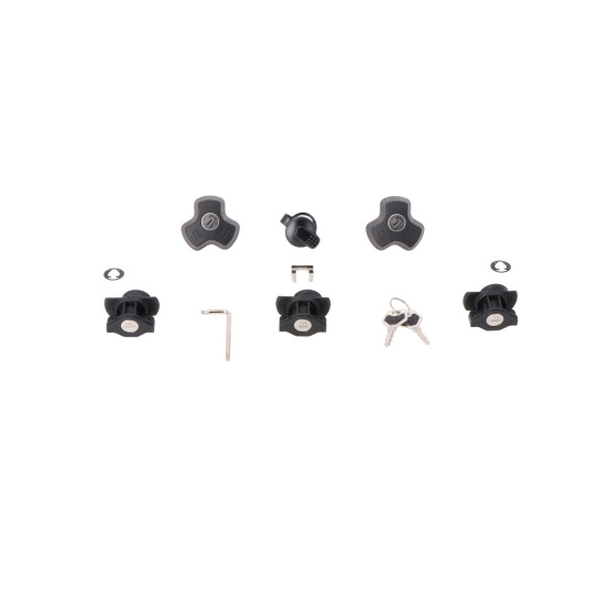 Kit de serrure SW-MOTECH DUSC x2 + 1 kit serrure TRAX + 2 antivols