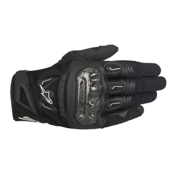 Gants moto racing SMX-2 Air Carbon v2 Alpinestars - Noir