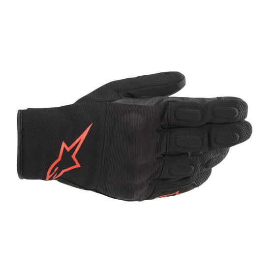 Gants moto route Alpinestars S MAX Drystar - Noir Rouge