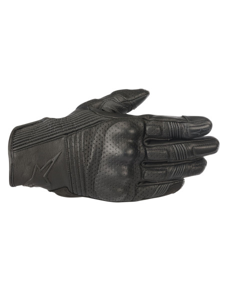 Gants moto route Mustang v2 - Noir