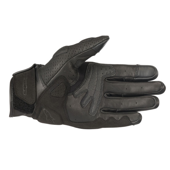 Gants moto route Mustang v2 - Noir