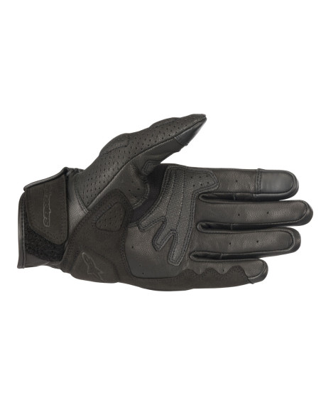 Gants moto route Mustang v2 - Noir