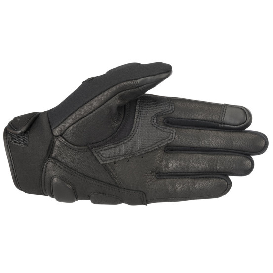 Gants moto route Faster Alpinestars - Noir