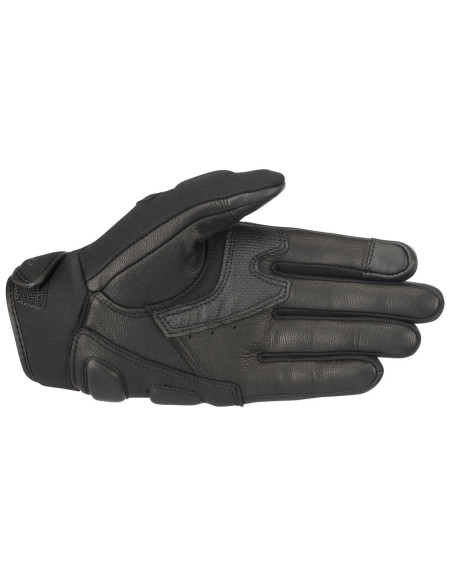 Gants moto route Faster Alpinestars - Noir