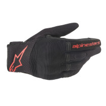Gants moto route Alpinestars Copper - Noir Rouge