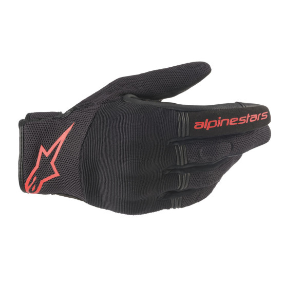 Gants moto route Alpinestars Copper - Noir Rouge