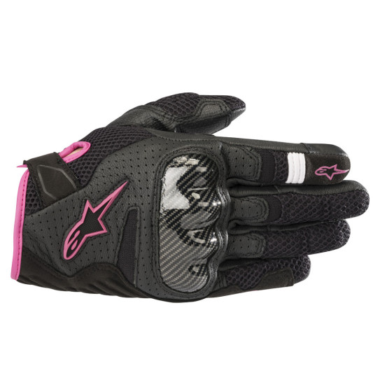 Gants moto route Stella SMX-1 Air v2 Alpinestars - Noir Rose