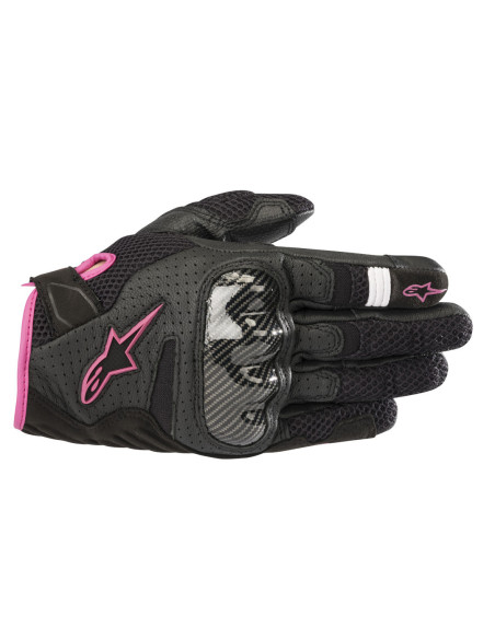 Gants moto route Stella SMX-1 Air v2 Alpinestars - Noir Rose