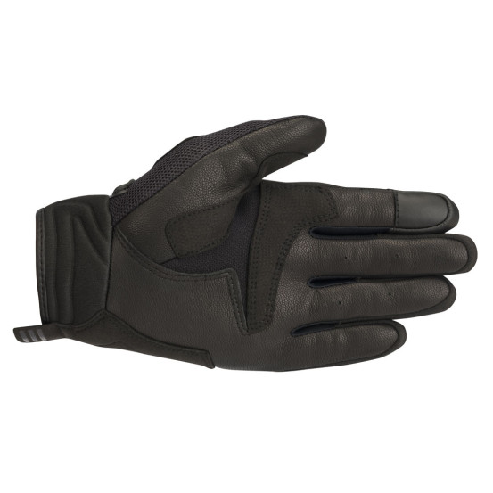 Gants moto route Atom Alpinestars - Noir Blanc