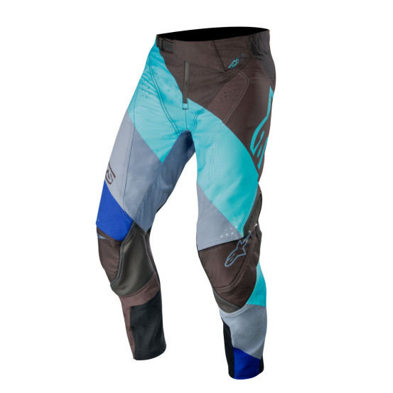 Pantalon cross Alpinestars 2019 Techstar Venom - Noir Bleu Turquoise