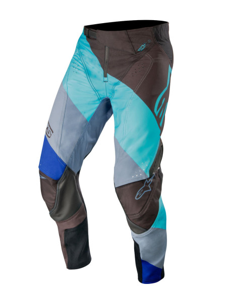 Pantalon cross Alpinestars 2019 Techstar Venom - Noir Bleu Turquoise