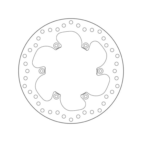 Disque De Frein Arrière BREMBO Serie Oro Rond Fixe SUZUKI