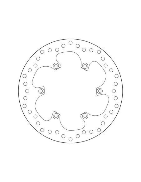 Disque De Frein Arrière BREMBO Serie Oro Rond Fixe SUZUKI
