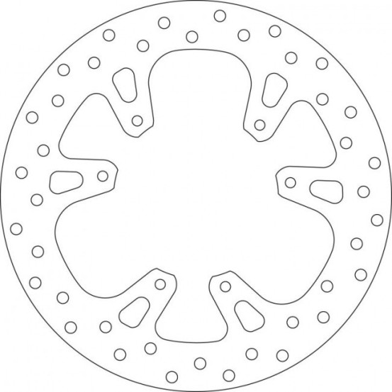 Disque De Frein Avant BREMBO Serie Oro Rond Fixe  HM HONDA