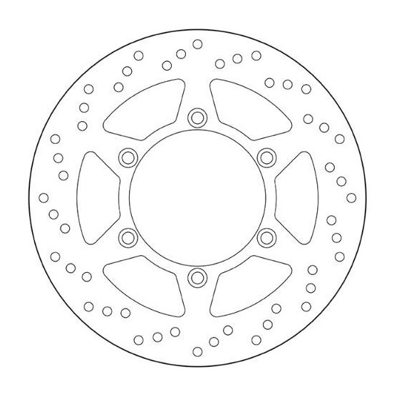 Disque De Frein BREMBO Serie Oro Rond Fixe SUZUKI 650 DR