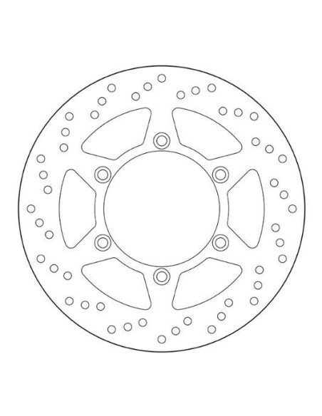 Disque De Frein BREMBO Serie Oro Rond Fixe SUZUKI 650 DR