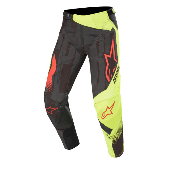 Pantalon cross Alpinestars 2020 Techstar Factory - Noir Jaune Rouge Fluo