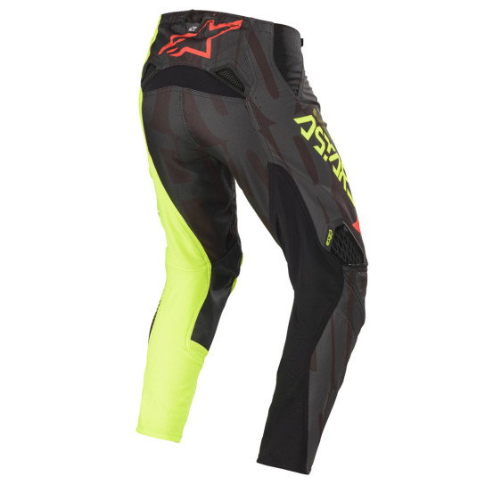 Pantalon cross Alpinestars 2020 Techstar Factory - Noir Jaune Rouge Fluo