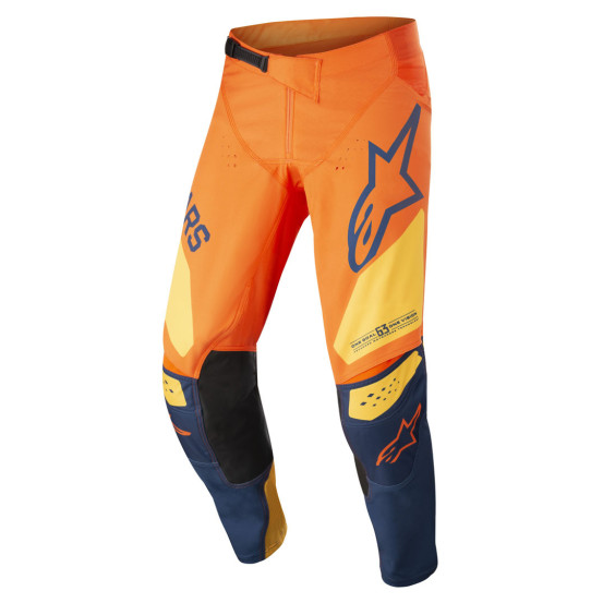 Pantalon cross Alpinestars 2018 Techstar Factory - Jaune Bleu Orange