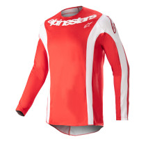Maillot cross Alpinestars 2023 Techstar Arch - Rouge Blanc