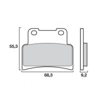 Plaquette de frein avant BREMBO 07100CC organique Scooter 2