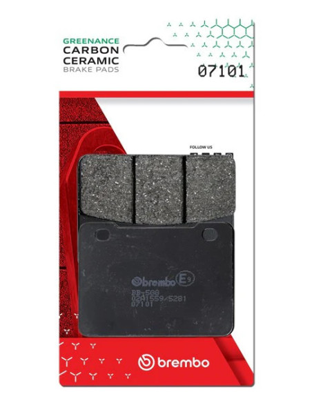 Plaquette de frein avant BREMBO 07101CC organique Scooter
