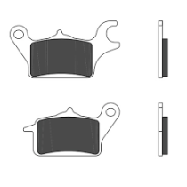 Plaquette de frein avant BREMBO 07102CC organique Scooter