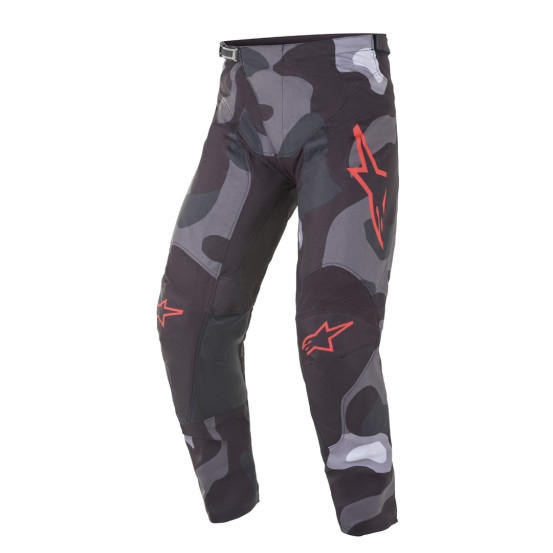 Pantalon cross Alpinestars 2021 Racer Tactical - Gris Camo Rouge