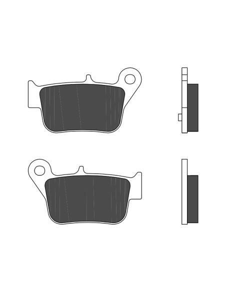 Plaquette de frein arrière BREMBO 07103CC organique Scooter