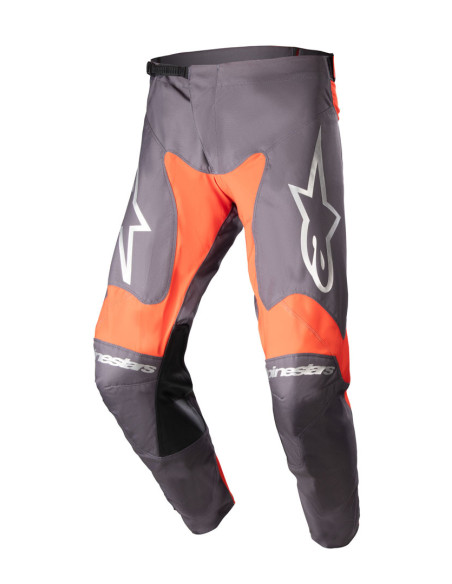 Pantalon cross Alpinestars 2023 Racer Hoen - Gris Magnet Orange