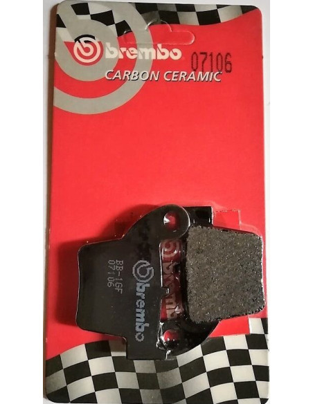 Plaquette de frein arrière BREMBO 07106CC organique Scooter