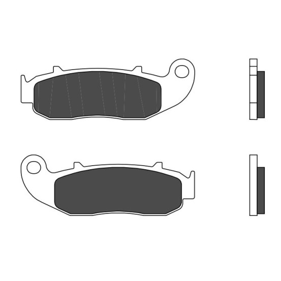 Plaquette de frein avant BREMBO 07107CC organique Scooter