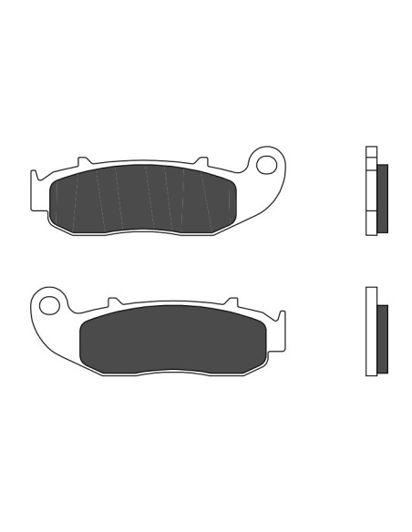 Plaquette de frein avant BREMBO 07107CC organique Scooter