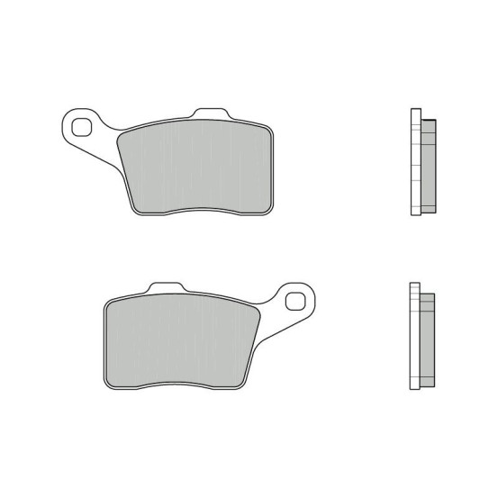 Plaquette de frein BREMBO 07BB3590 métal fritté Quad