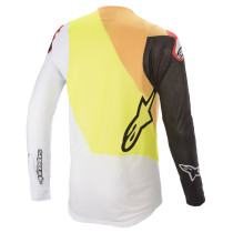 Maillot cross Alpinestars 2021 Supertech Blaze - Jaune Blanc 2