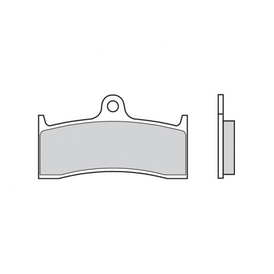 Plaquette de frein avant BREMBO 07KA20SR métal fritté Route