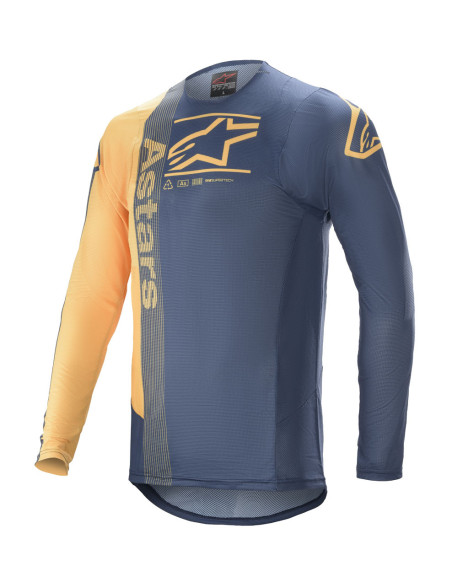 Maillot cross Alpinestars 2021 Supertech Foster - Bleu Orange